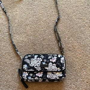Vera Bradley Holland Garden wallet on a string. Like new.